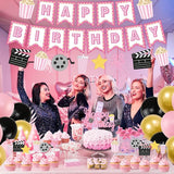K KUMEED Happy Birthday Decorations Movie Theme Party Decorations