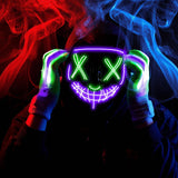 JOYIN Halloween Led Mask, Light Up Mask and Gloves for Cosplay Costume