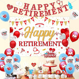 Nurse Retirement Party Decorations Nurse Happy Retirement Backdrop