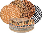 Jungle Zoo Animal Print Party Supplies Disposable Jungle Safari