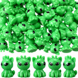 VioraWhite 50 Pcs Resin Mini Alien Cat Figures Bulk Tiny Alien Cat
