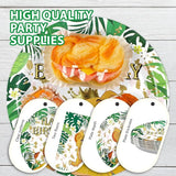 96Pcs Lion Baby Shower Party Decorations Jungle Safari Lion Plates