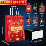 24 Pieces Movie Night Party Bags with Handle Now Showing Movie