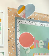 Carson Dellosa Education We Belong 36-Piece Boho Decor, Pastel and