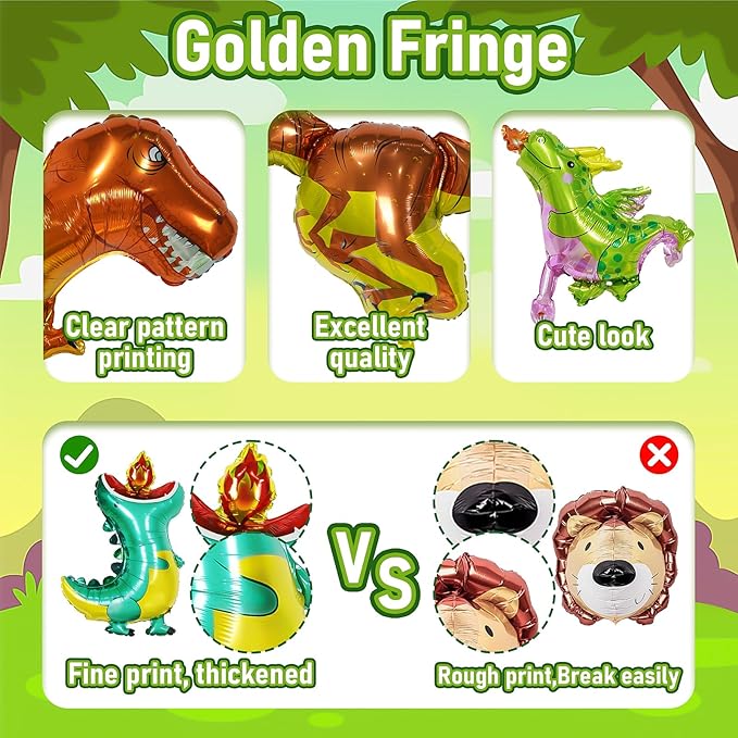 Dinosaur Theme Birthday Party Decorations Green Dino Party Decor for