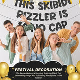 Fulmoon Pre Strung This Skibidi Rizzler Is No Cap Glitter Banner