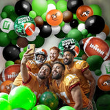 Football Balloons Arch Kit Huge Pack of 131 Football Party Supplies