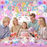 Unicorn Birthday Party Decorations Unicorn Happy Birthday Banner