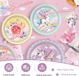 210pcs Unicorn Birthday Party Supplie Plates Napkins Unicorn Party