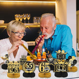 65th Birthday Decorations for Men - 9PCS Vintage 65th Birthday