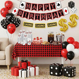 50 Pcs Casino Party Decorations Las Vegas Cups Casino Game Night