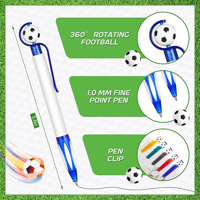 122 Pcs Soccer Party Favors Set Soccer Goodie Bags Stuffers Includes