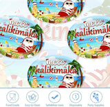 50Pcs Summer Christmas Party Supplies 10” x 12” Tropical Hawaiian