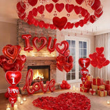 1126pcs Valentines Day Balloon Kit I Love You Balloons Red Heart