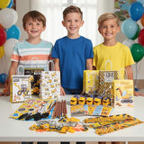96pcs Construction Birthday Party Supplies Construction Party Favors