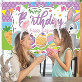 Easter Birthday Decorations Happy Birthday & Happy Easter Banner