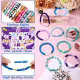 Draupnir 48 Pcs Friendship Bracelets Heishi Surfer Clay Bead Bracelets