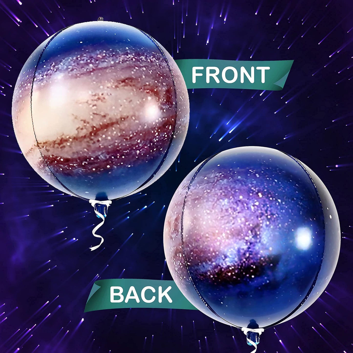 KatchOn, Galaxy Balloons for Galaxy Decorations - 22 Inch, Pack of 12