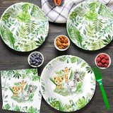 Safari Birthday Decorations Tableware Jungle Theme Party Supplies