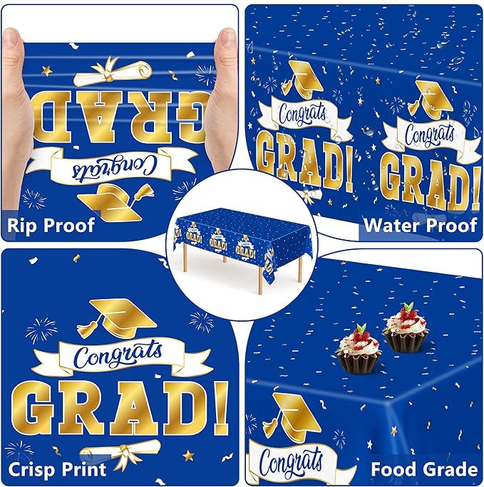QZYL 2Pack 2026 Graduation Decorations, 108" X 54" Graduation