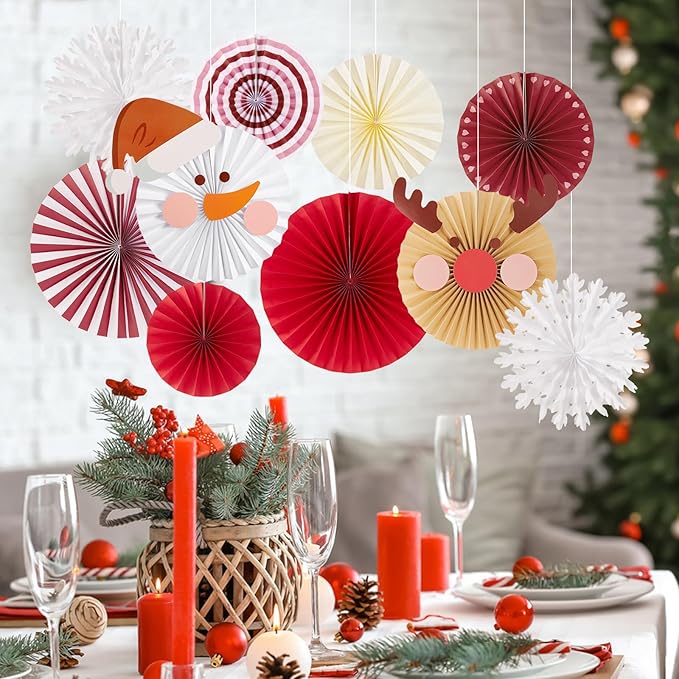 SUNBEAUTY Christmas Party Decorations Christmas Classroom Decorations