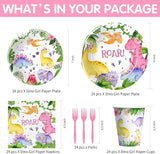 Dinosaur Party Decorations Tableware For Girl Birthday Baby Shower