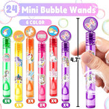 Cute Unicorns Party Favors for Kids 24PCS Magical Mini Bubble Wands
