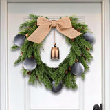 Velvet Ornaments for Christmas Tree Decorations - Gray Xmas Ball