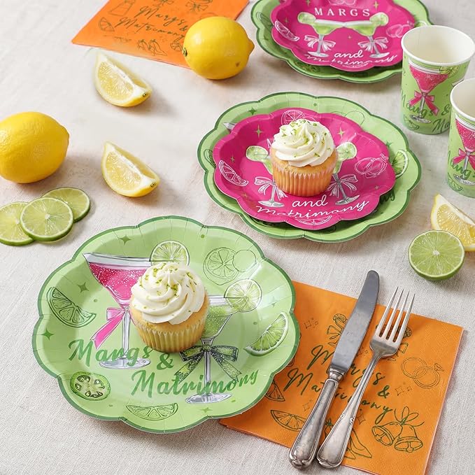250 Pcs Margs and Matrimony Bachelorette Party Decorations Margarita