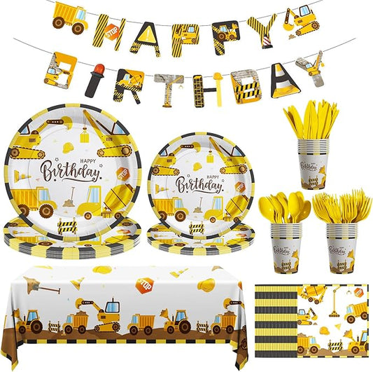 Construction Birthday Decorations 170 Pcs Construction Birthday