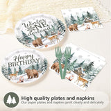 96Pcs Winter Onederland 1st Birthday Party Decorations Snowflake