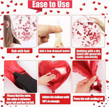 Valentines Day Decorations Set I Love You Balloons and Red
