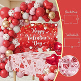 Valentine's Day Party Decorations Red Heart Romantic Love Happy
