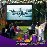 60Pcs Movie Night Supplies 30Pcs Neon Movie Night Snack Trays with