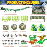 Dinosaur Birthday Party Supplies Decorations Include Backdrop