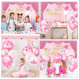 50 Pcs Ballerina Birthday Party Supplies Ballerina Tablecloths Ballet