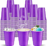 120 pcs 12 oz purple plastic cups Halloween Plastic cups purple Party