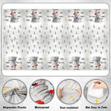 3Pcs Two Nado Party Tablecloths - Gray Tornado Birthday Party Table