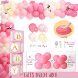 Kriyokiaa Baby in Bloom Baby Shower Decorations for Girl Balloon Arch