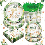 Wild One Birthday Party Supplies Tableware Set Safari Birthday