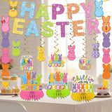57pcs Easter Party Decorations Banner Set Include Happy Easter