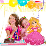 Threan Princess Piñata Fairy Party Decorations Pink Ballet Piñata