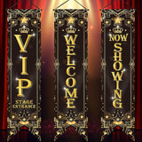Movie Night Porch Sign Banner Movie Theme Party Decorations Theater
