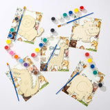 136Pcs Safari Party Favors Jungle Birthday Supplies for Kids Wooden