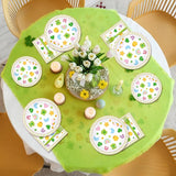 96Pcs St Patrick's Day Party Supplies Pastel Shamrock Plates and