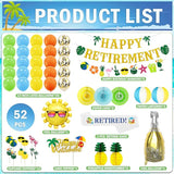 Tropical Hawaiian Luau Retirement Party Decorations Summer Beach