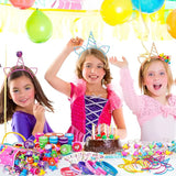 146Pcs Unicorn Party Favors Birthday Supplies Girls Headband Bag