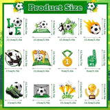 Soccer Hanging Swirls - 30 Pcs Soccer Party Decorations Ceiling