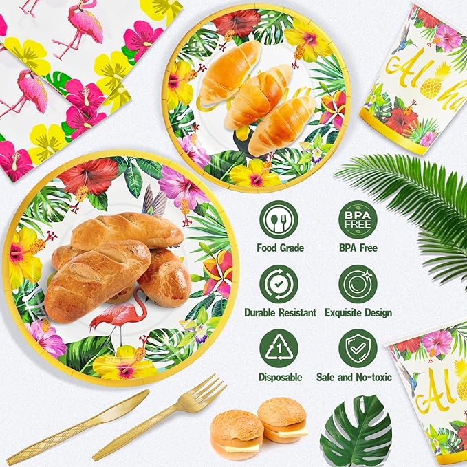 Hawaiian Luau Party Decorations Supplies Tropical Aloha