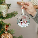 Snowman Ornaments - Snowman Christmas Ornament 2025 - Winter Holiday